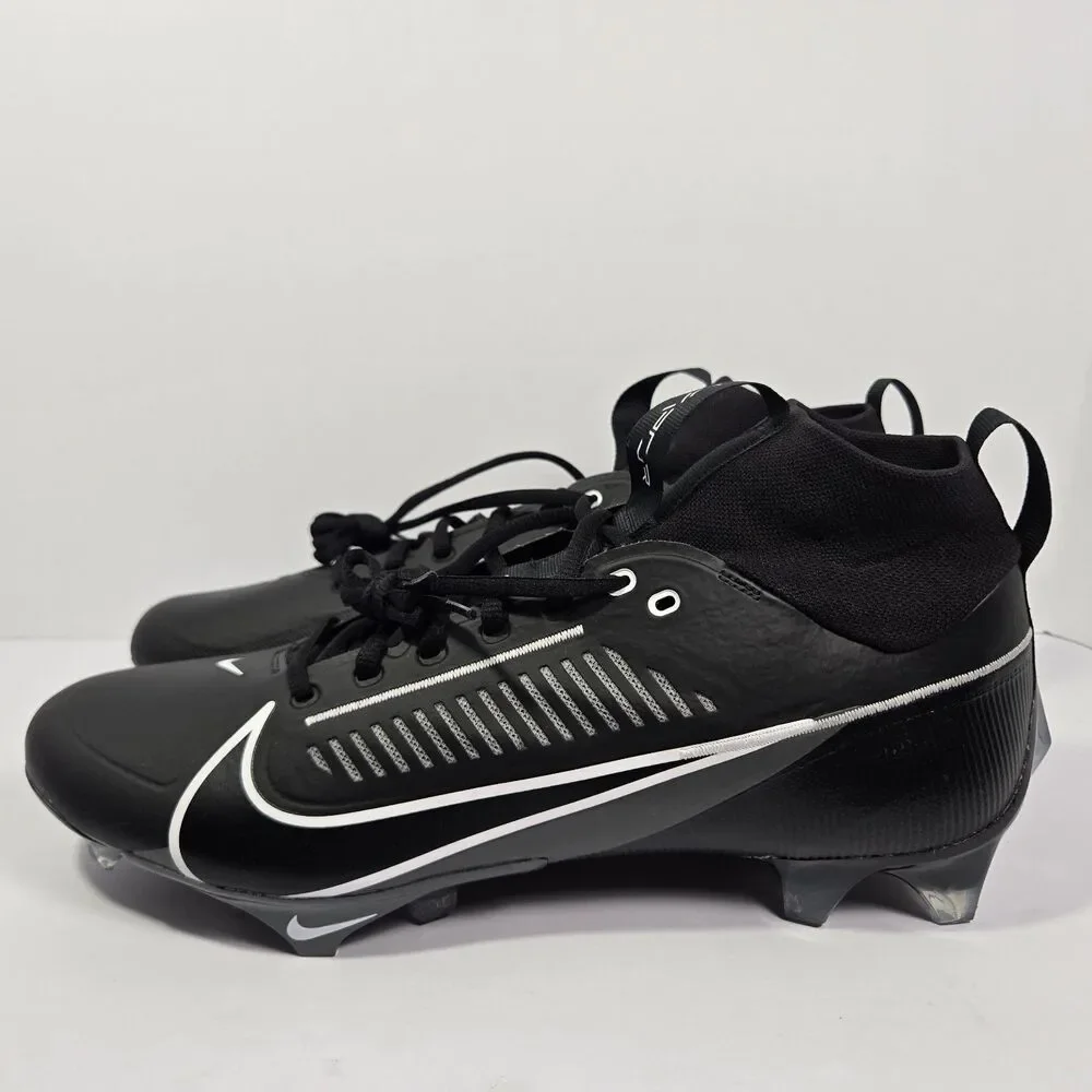 Nike Vapor Edge Pro 360 2 Black White Football Cleats Size 14 Men's DA5456-010